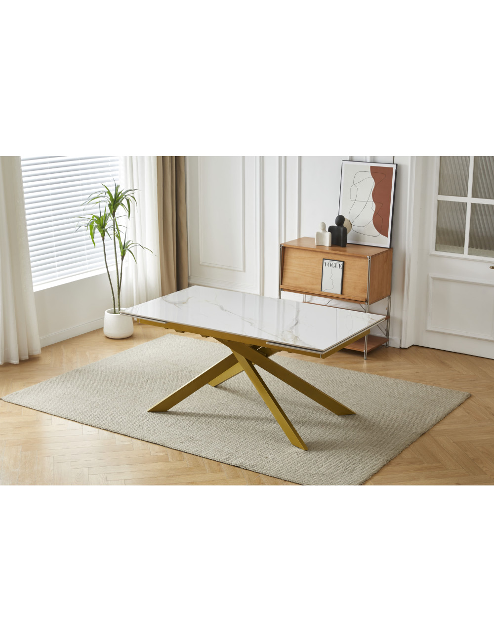 Izvelkams galds GOLDIE (#3537)