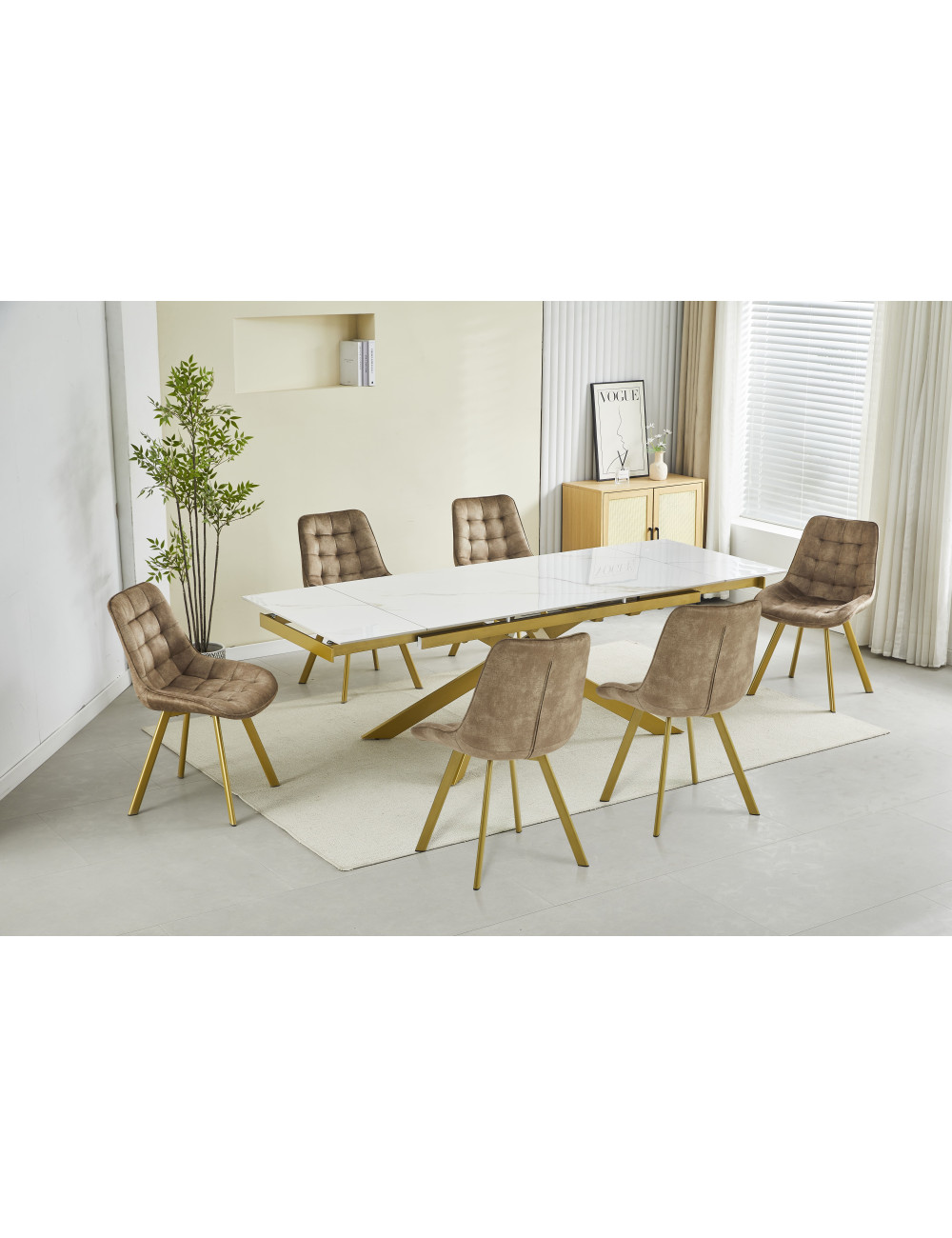 Izvelkams galds GOLDIE (#3537)