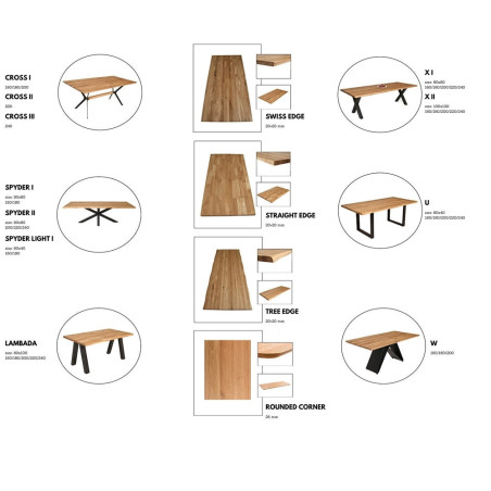 Table CONNECT - top SWISS EDGE DL 20+20 (#2598)