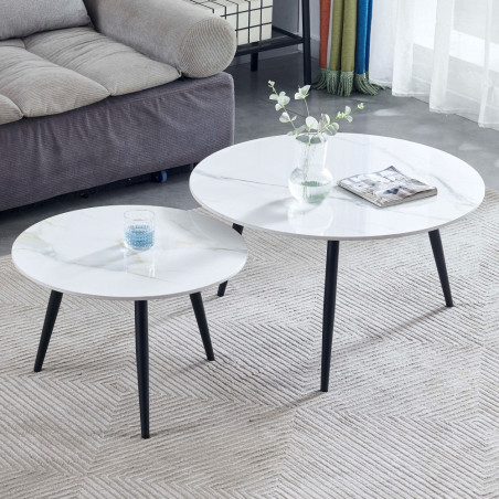 Coffee table GEMINI 2 - set of 2 (#3152)
