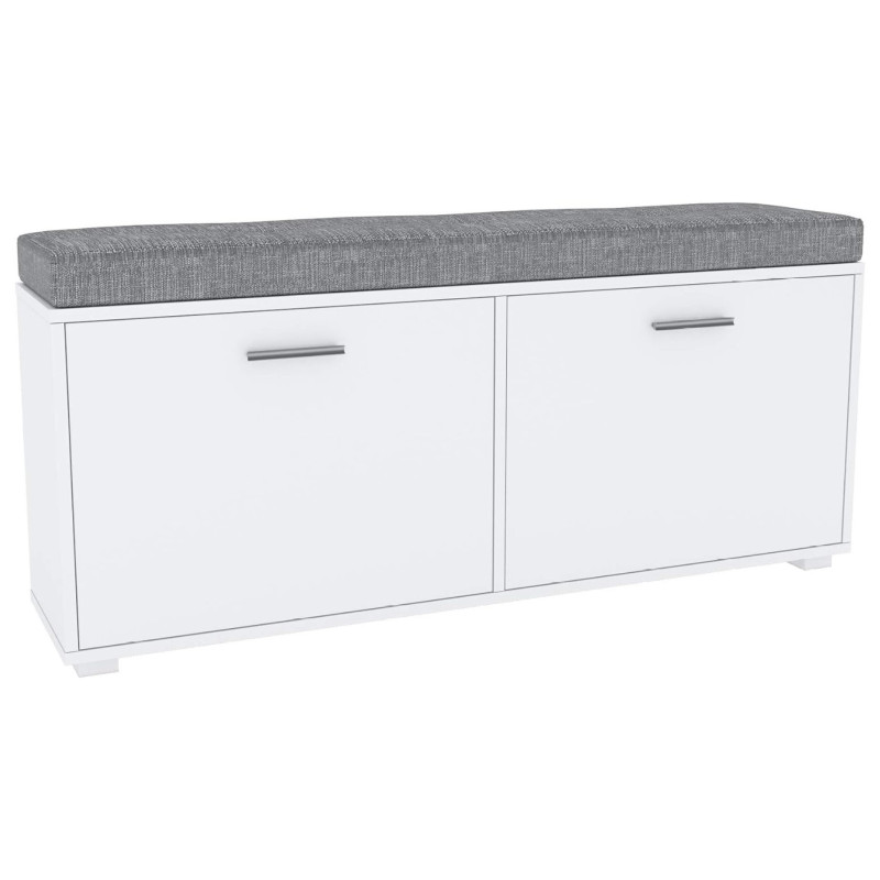 Shoe cabinet with upholstered top (#3520)