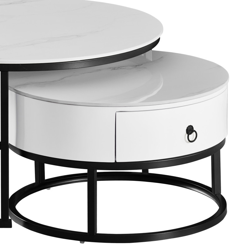 Coffee table TWINO - set of 2 (#3594)