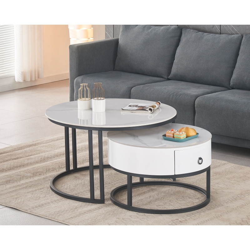 Coffee table TWINO - set of 2 (#3594)