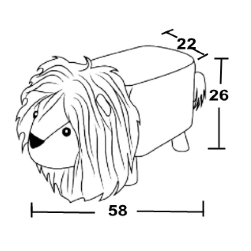 Pouf LION (#3624)