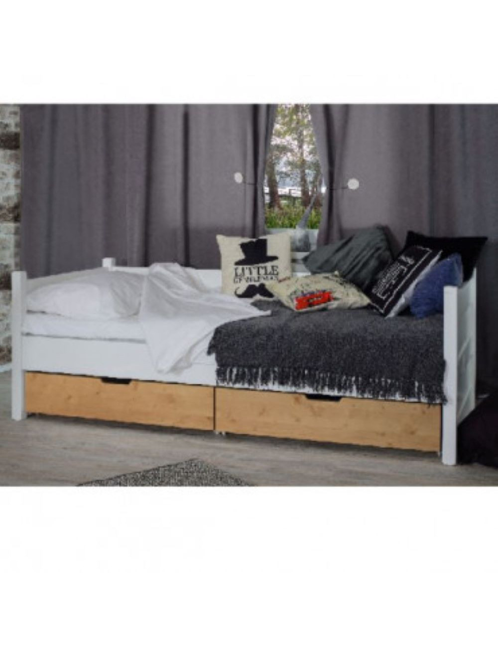 Bed MARJETICA -two drawers (#2251)